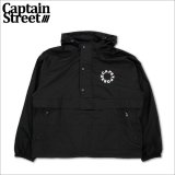 【送料無料】CAPTAIN STREET Circle Logo Anorak JKT BLACK キャプテンストリート