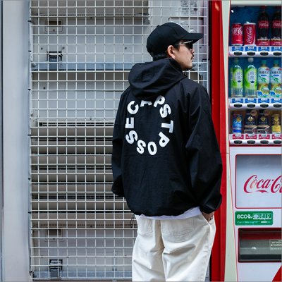 画像4: 【送料無料】CAPTAIN STREET Circle Logo Anorak JKT BLACK キャプテンストリート