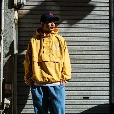 画像3: 【送料無料】CAPTAIN STREET Circle Logo Anorak JKT Yellow キャプテンストリート