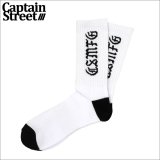CAPTAIN STREET CSMFG SOCKS WHITE キャプテンストリート