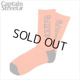 CAPTAIN STREET CSMFG SOCKS ORANGE キャプテンストリート
