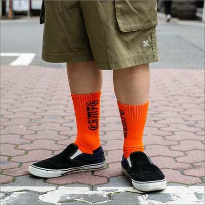 画像2: CAPTAIN STREET CSMFG SOCKS ORANGE キャプテンストリート