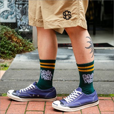 画像2: CAPTAIN STREET Tag SOCKS GREEN キャプテンストリート
