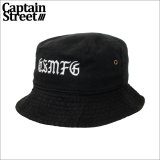 CAPTAIN STREET CSMFG バケットハット BLACK キャプテンストリート