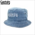 CAPTAIN STREET CSMFG バケットハット BLUE DENIM キャプテンストリート
