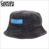 CAPTAIN STREET RC バケットハット BLACK DENIM キャプテンストリート