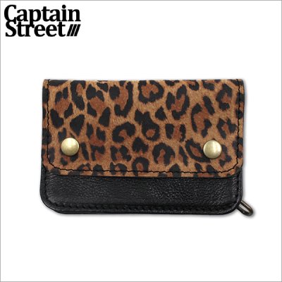 画像1: CAPTAIN STREET トラッカーウォレット ショート LEOPARD キャプテンストリート