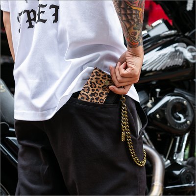 画像3: CAPTAIN STREET トラッカーウォレット ショート LEOPARD キャプテンストリート