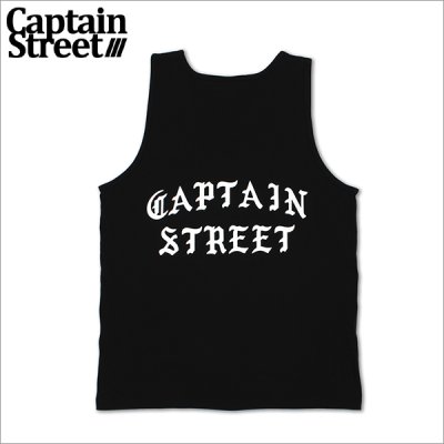 画像1: CAPTAIN STREET FO タンクトップ BLACK キャプテンストリート