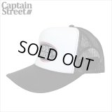 CAPTAIN STREET OLD POSSE メッシュキャップ BLACK/WHITE キャプテンストリート