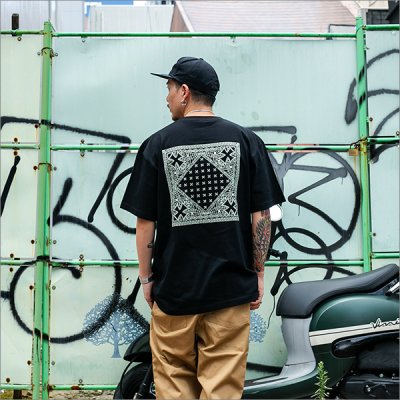 画像3: CAPTAIN STREET BANDANA Tシャツ BLACK キャプテンストリート