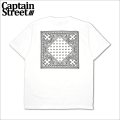 CAPTAIN STREET BANDANA Tシャツ WHITE キャプテンストリート