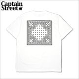 CAPTAIN STREET BANDANA Tシャツ WHITE キャプテンストリート