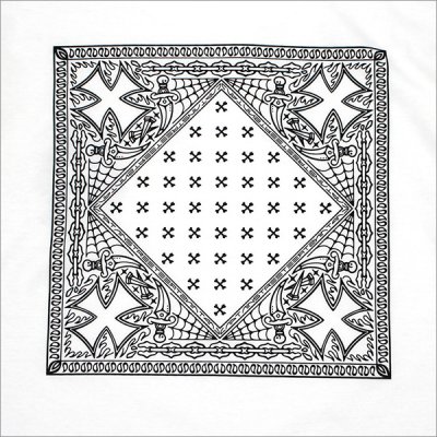 画像5: CAPTAIN STREET BANDANA Tシャツ WHITE キャプテンストリート