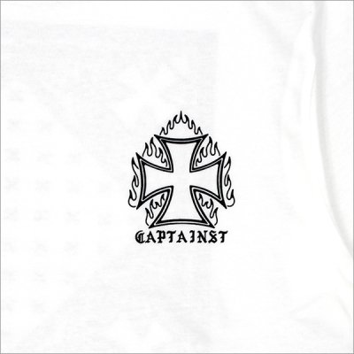 画像6: CAPTAIN STREET BANDANA Tシャツ WHITE キャプテンストリート