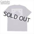 CAPTAIN STREET BANDANA Tシャツ H.PURPLE キャプテンストリート