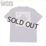 CAPTAIN STREET BANDANA Tシャツ H.PURPLE キャプテンストリート