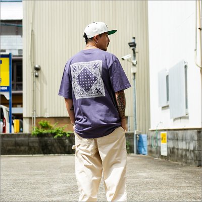 画像3: CAPTAIN STREET BANDANA Tシャツ H.PURPLE キャプテンストリート