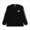 画像2: CAPTAIN STREET OLD POSSE L/S Tシャツ BLACK キャプテンストリート (2)