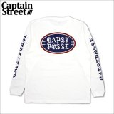 CAPTAIN STREET OLD POSSE L/S Tシャツ WHITE キャプテンストリート
