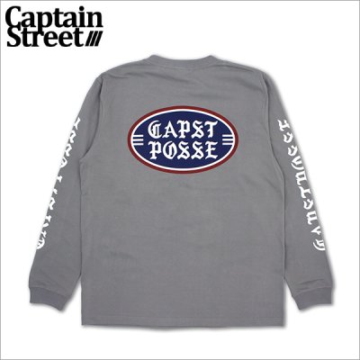 画像1: CAPTAIN STREET OLD POSSE L/S Tシャツ L.GRAY キャプテンストリート