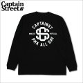 CAPTAIN STREET VIV L/S Tシャツ BLACK キャプテンストリート