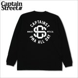 CAPTAIN STREET VIV L/S Tシャツ BLACK キャプテンストリート