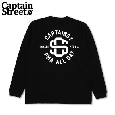 画像1: CAPTAIN STREET VIV L/S Tシャツ BLACK キャプテンストリート