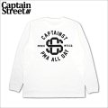 CAPTAIN STREET VIV L/S Tシャツ WHITE キャプテンストリート