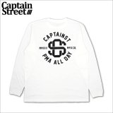CAPTAIN STREET VIV L/S Tシャツ WHITE キャプテンストリート