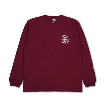 画像2: CAPTAIN STREET VIV L/S Tシャツ BURGUNDY キャプテンストリート