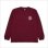 画像2: CAPTAIN STREET VIV L/S Tシャツ BURGUNDY キャプテンストリート (2)