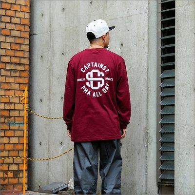 画像3: CAPTAIN STREET VIV L/S Tシャツ BURGUNDY キャプテンストリート