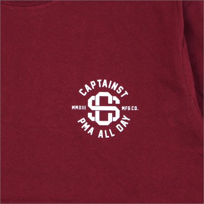 画像6: CAPTAIN STREET VIV L/S Tシャツ BURGUNDY キャプテンストリート