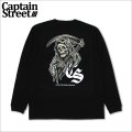 CAPTAIN STREET Reaper L/S Tシャツ BLACK キャプテンストリート