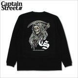 CAPTAIN STREET Reaper L/S Tシャツ BLACK キャプテンストリート