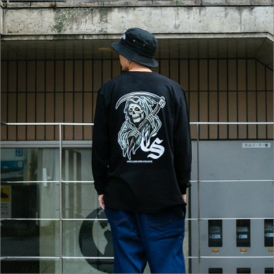 画像3: CAPTAIN STREET Reaper L/S Tシャツ BLACK キャプテンストリート