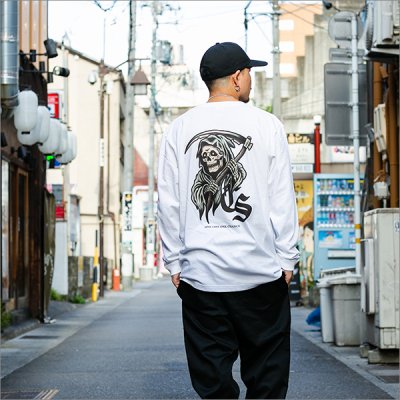 画像3: CAPTAIN STREET Reaper L/S Tシャツ WHITE キャプテンストリート