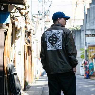 画像3: 【送料無料】CAPTAIN STREET BANDANA コーチJKT BROWN キャプテンストリート