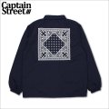 【送料無料】CAPTAIN STREET BANDANA コーチJKT NAVY キャプテンストリート