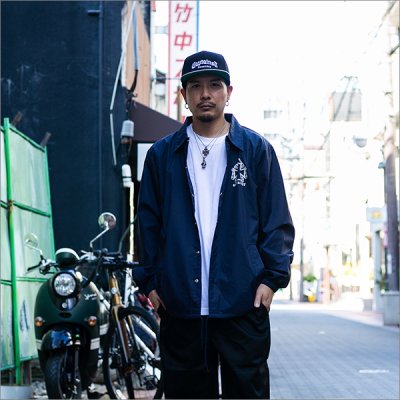 画像4: 【送料無料】CAPTAIN STREET BANDANA コーチJKT NAVY キャプテンストリート