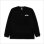 画像2: CAPTAIN STREET RF L/S Tシャツ BLACK キャプテンストリート (2)