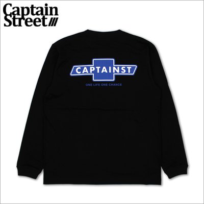 画像1: CAPTAIN STREET BT L/S Tシャツ BLACK キャプテンストリート
