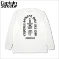 CAPTAIN STREET Dagger L/S Tシャツ WHITE キャプテンストリート
