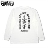 CAPTAIN STREET Dagger L/S Tシャツ WHITE キャプテンストリート