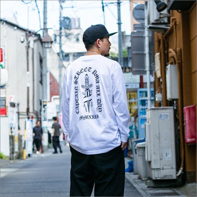 画像3: CAPTAIN STREET Dagger L/S Tシャツ WHITE キャプテンストリート