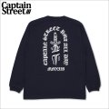 CAPTAIN STREET Dagger L/S Tシャツ NAVY キャプテンストリート