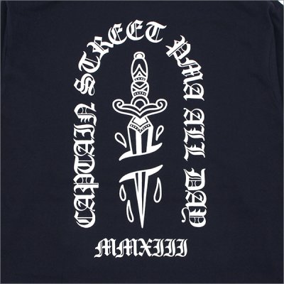 画像5: CAPTAIN STREET Dagger L/S Tシャツ NAVY キャプテンストリート