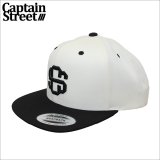 CAPTAIN STREET eighty スナップバックキャップ BLACK/WHITE キャプテンストリート