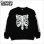 画像1: 【送料無料】CAPTAIN STREET Bone クルーネックスウェット BLACK キャプテンストリート (1)